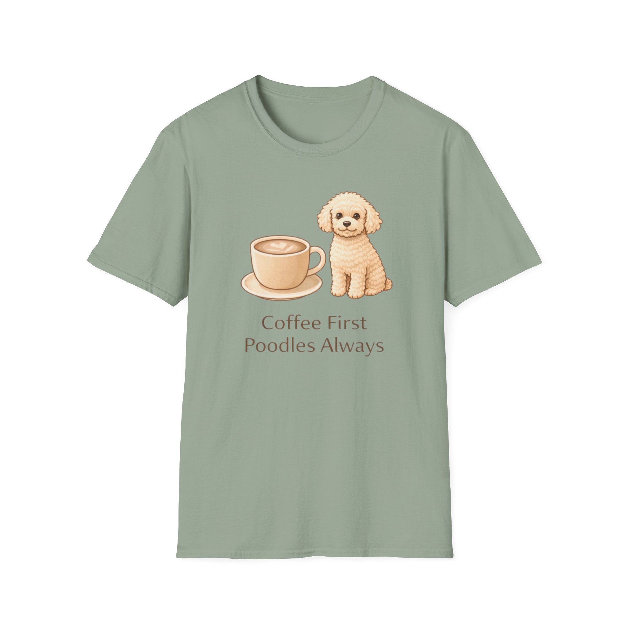 Coffee First, Poodles Always T-Shirt