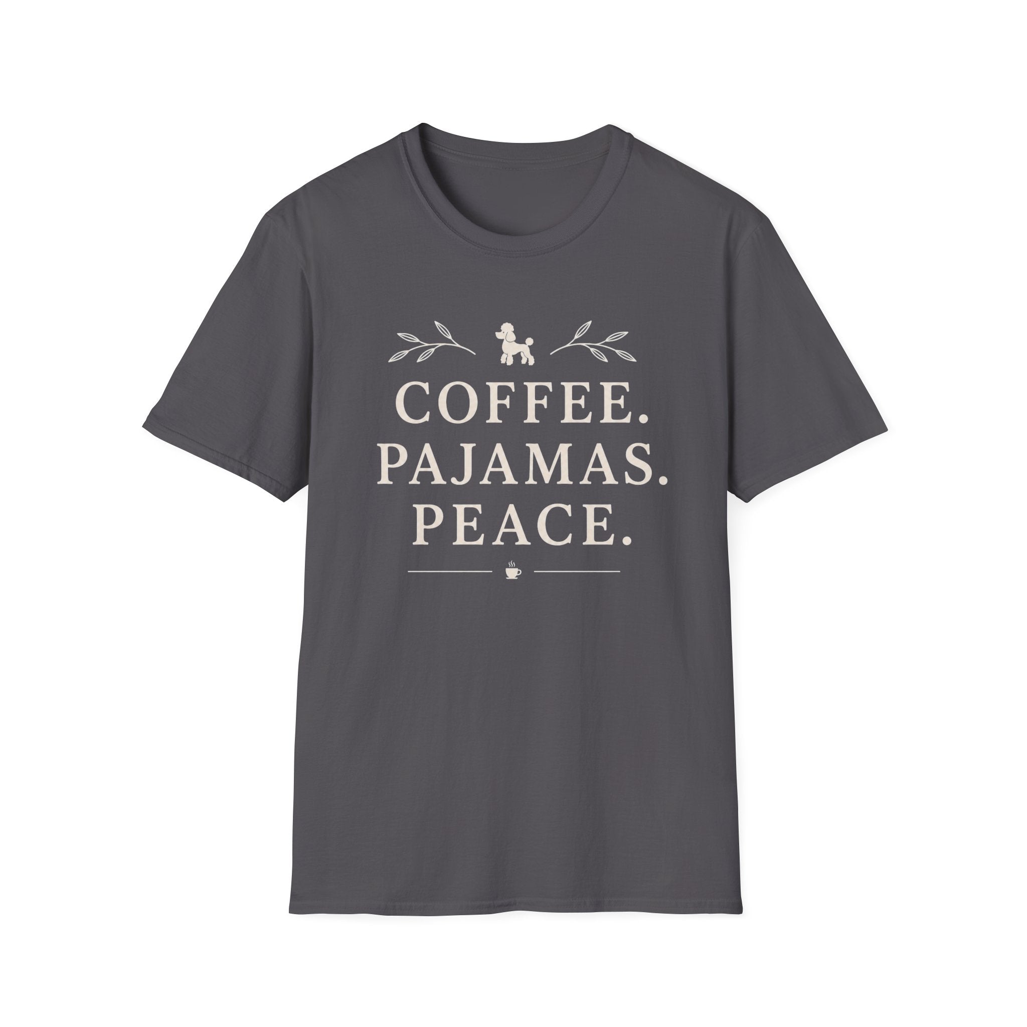 Coffee.Pajamas.Peace. T-Shirt