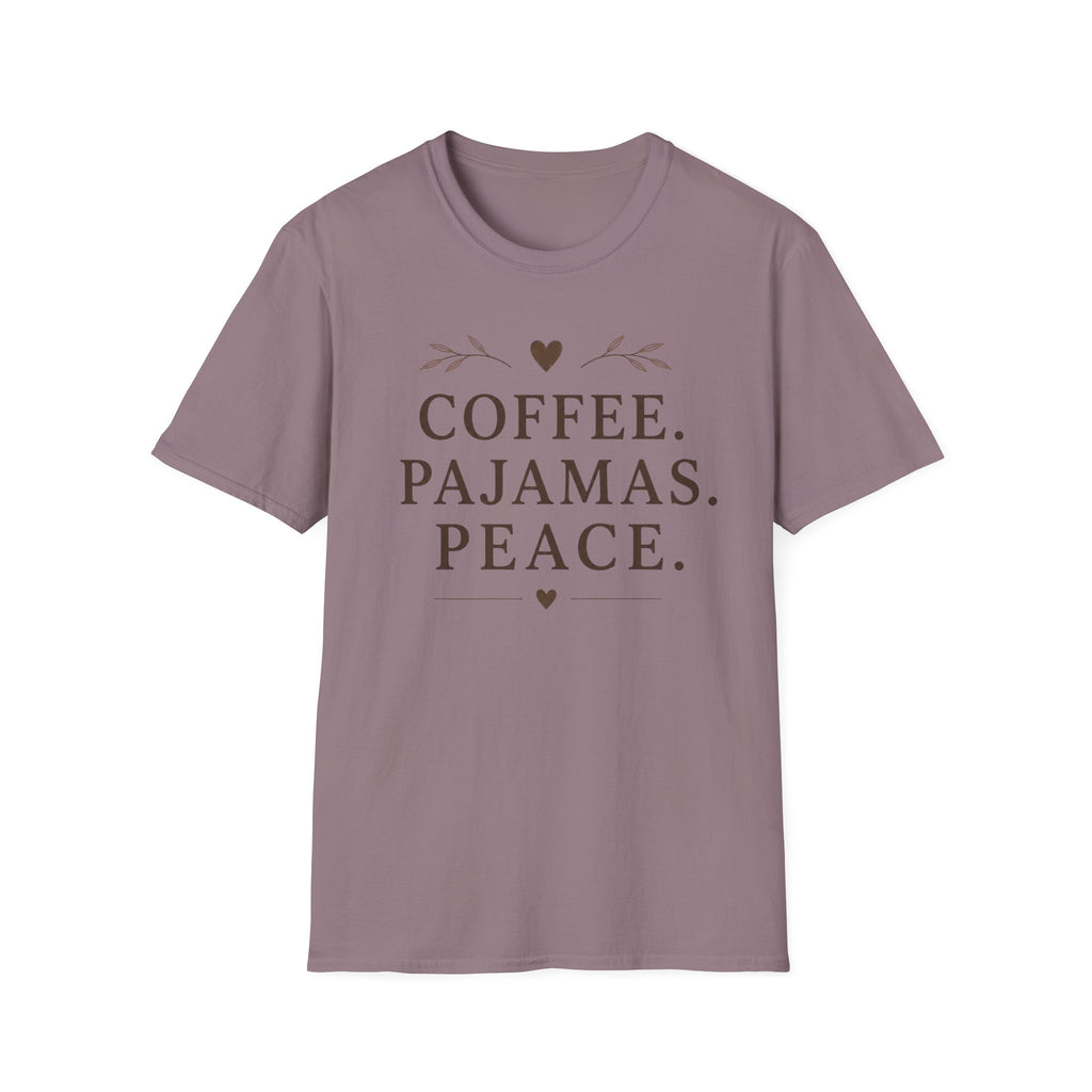 Coffee.Pajamas.Peace.Heart T-Shirt