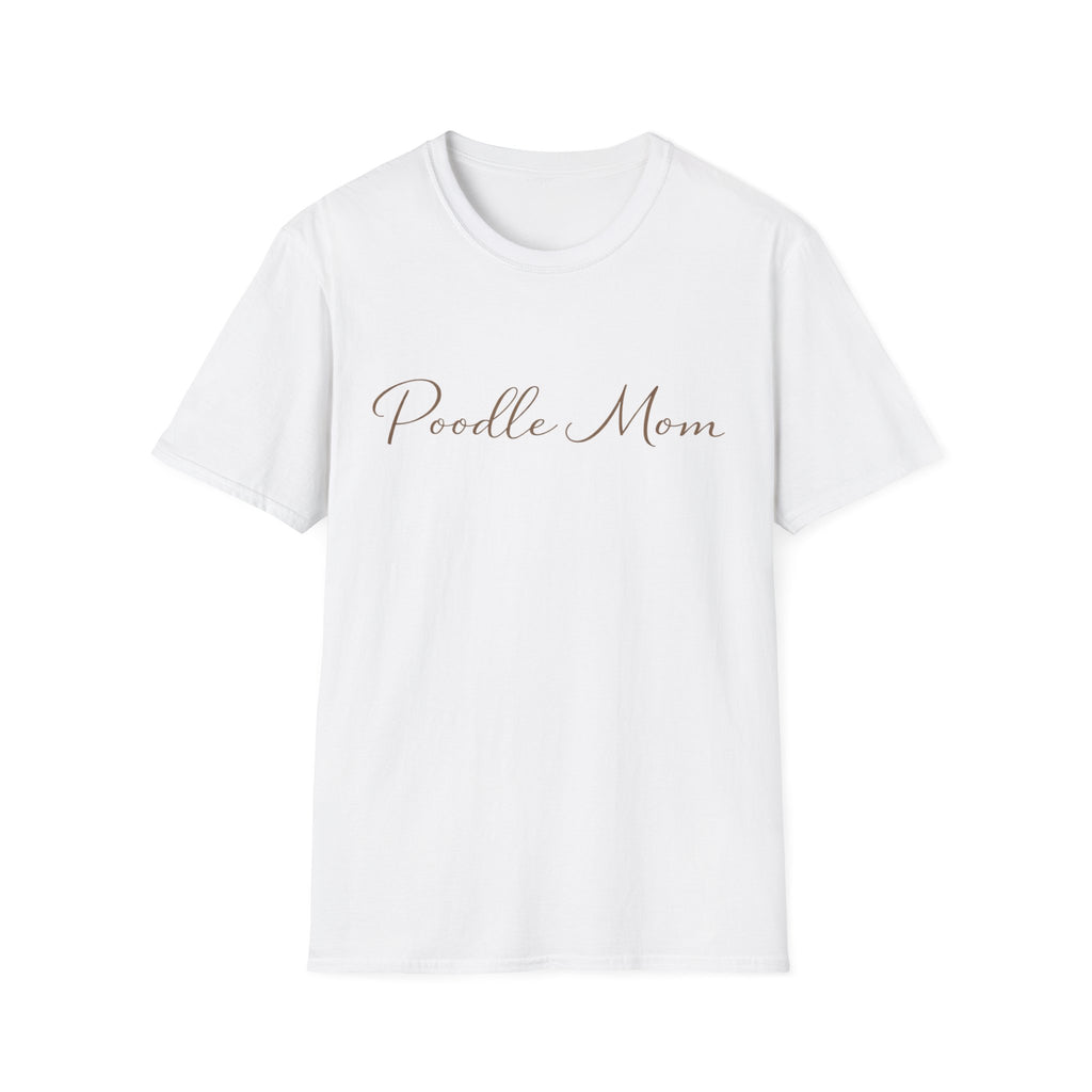 Poodle Mom Script T-Shirt