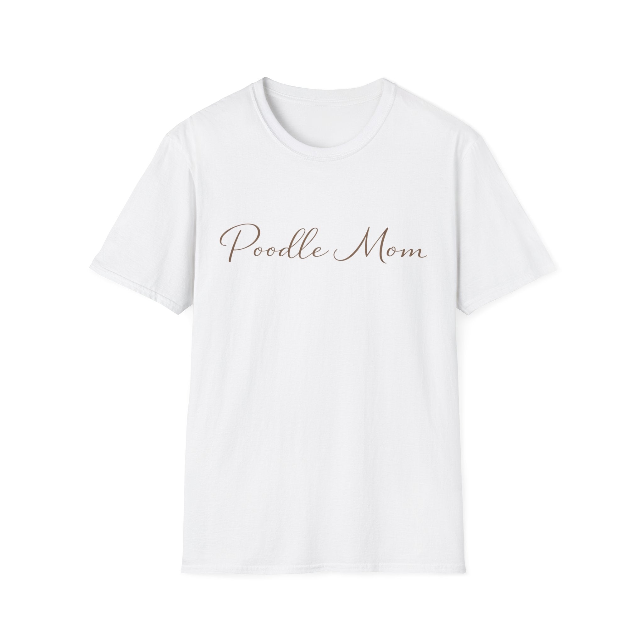 Poodle Mom Script T-Shirt