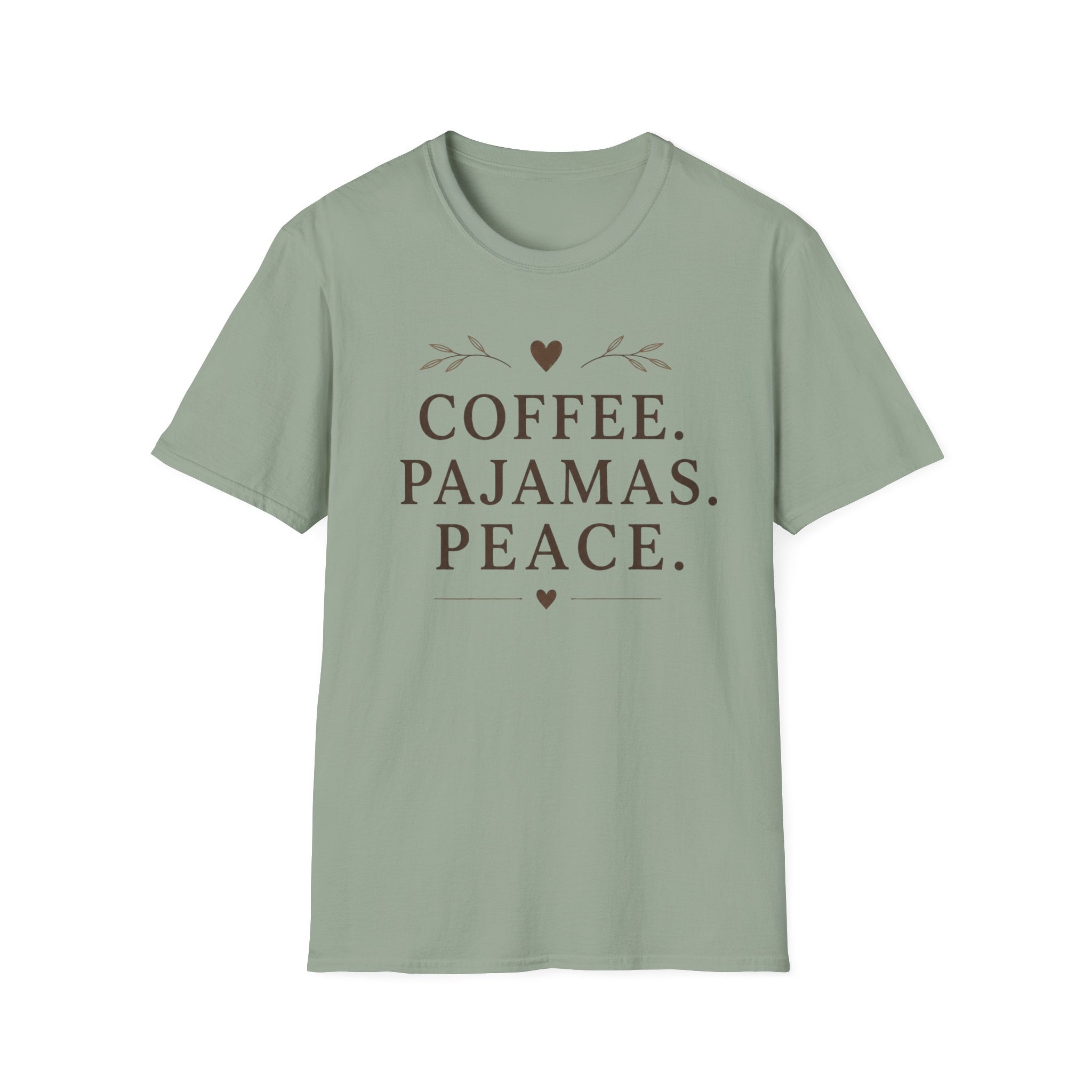 Coffee.Pajamas.Peace.Heart T-Shirt