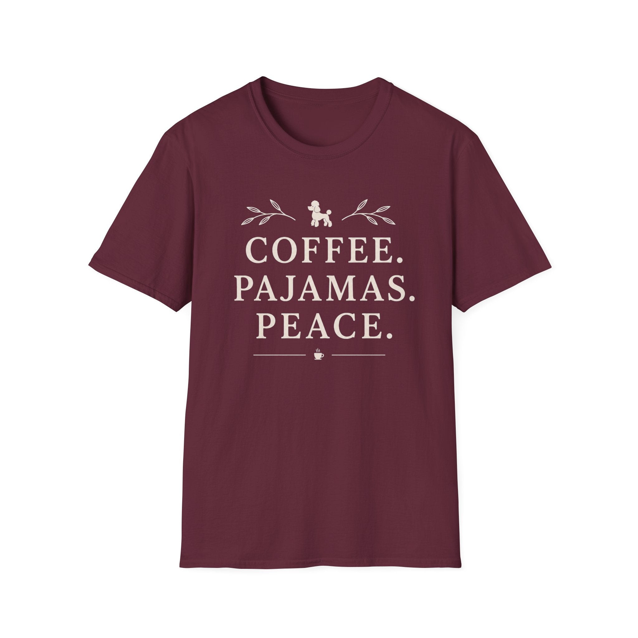 Coffee.Pajamas.Peace. T-Shirt