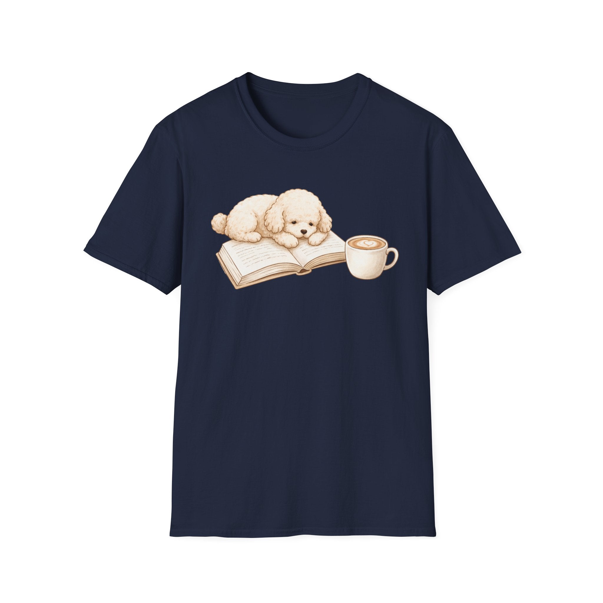 Poodle.Book.Coffee T-Shirt