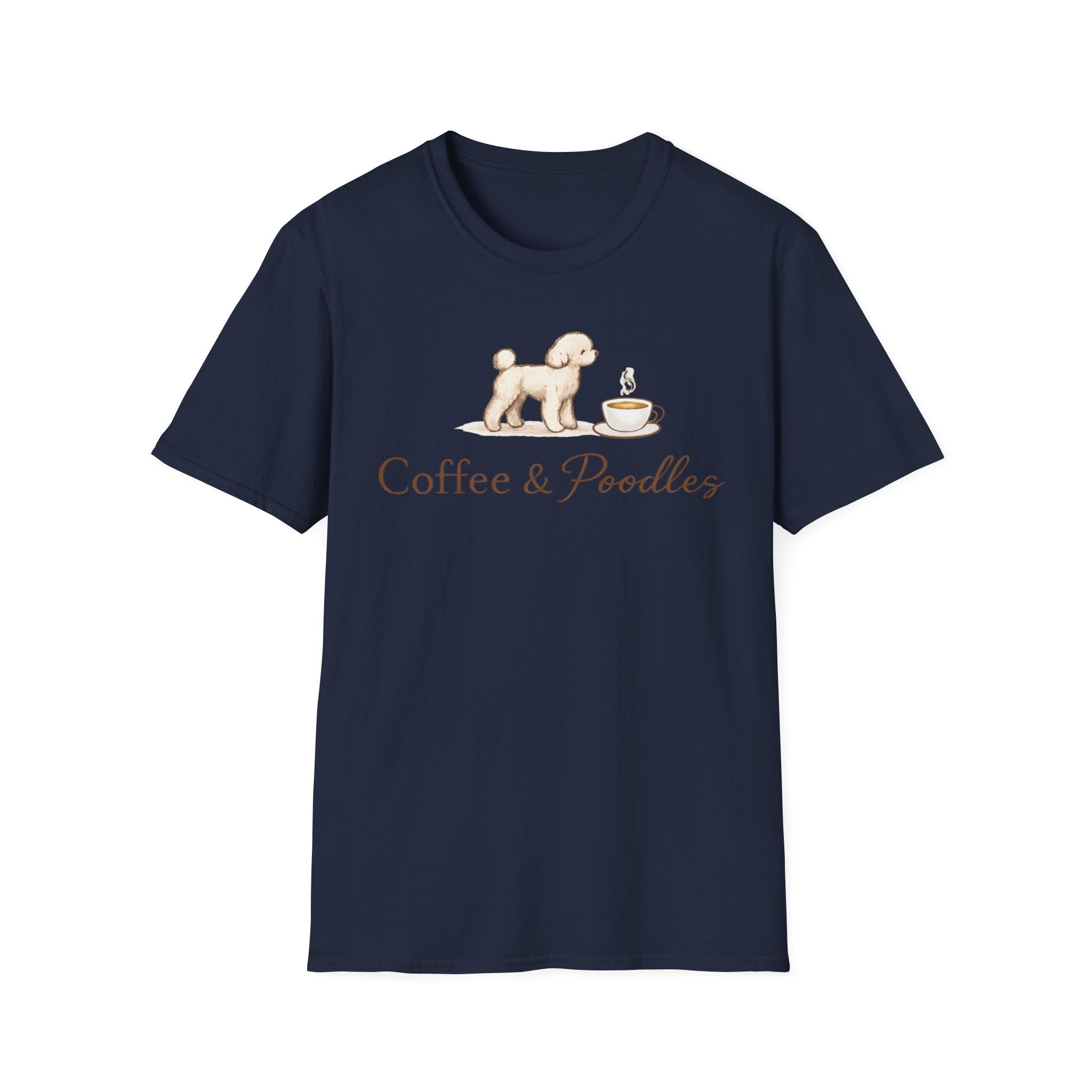 Coffee & Poodles Pup & Cup T-Shirt