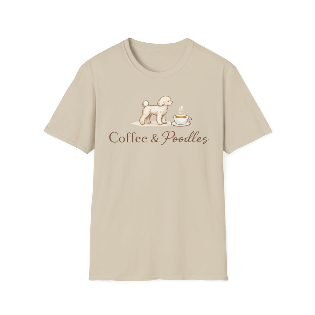 Coffee & Poodles Pup & Cup T-Shirt