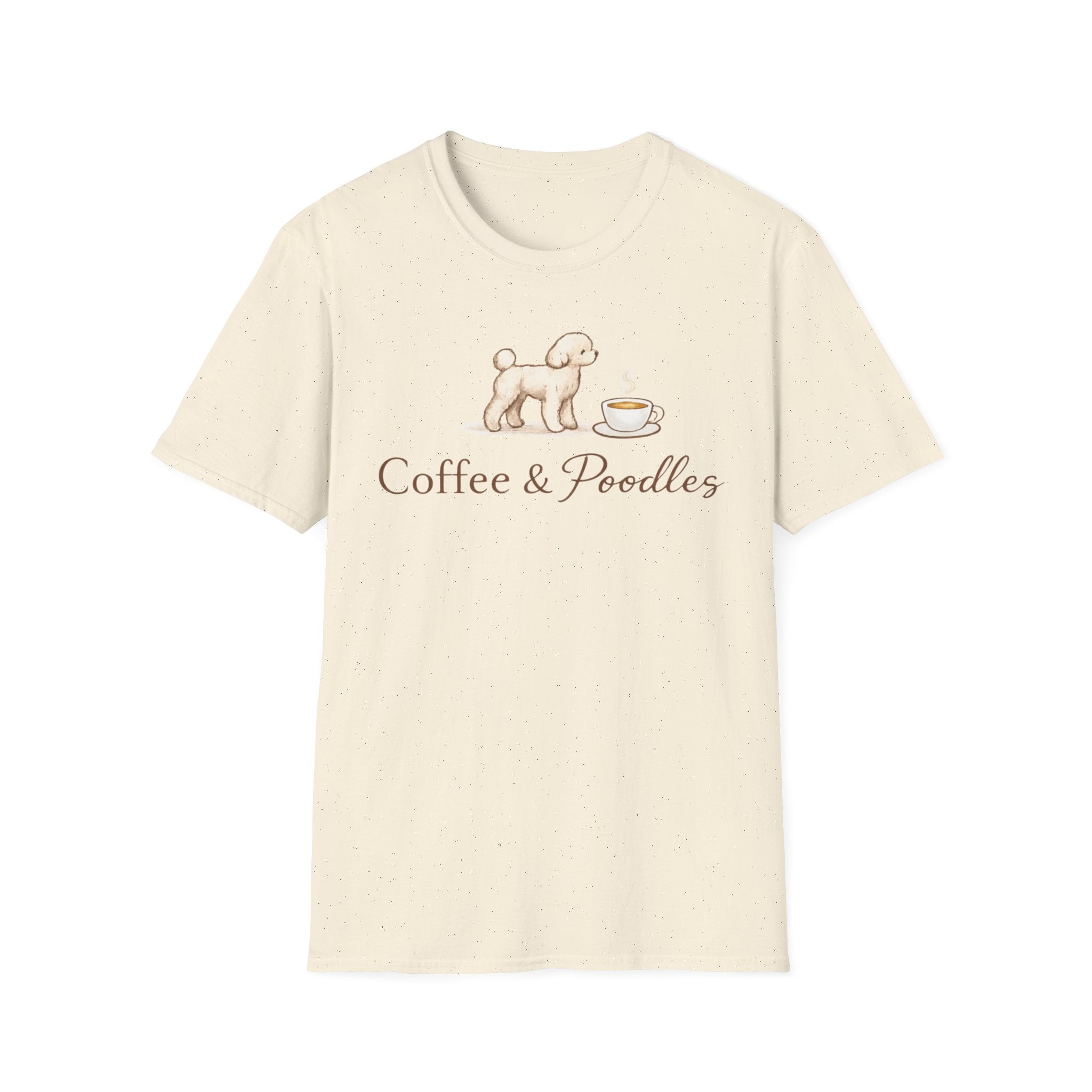 Coffee & Poodles Pup & Cup T-Shirt