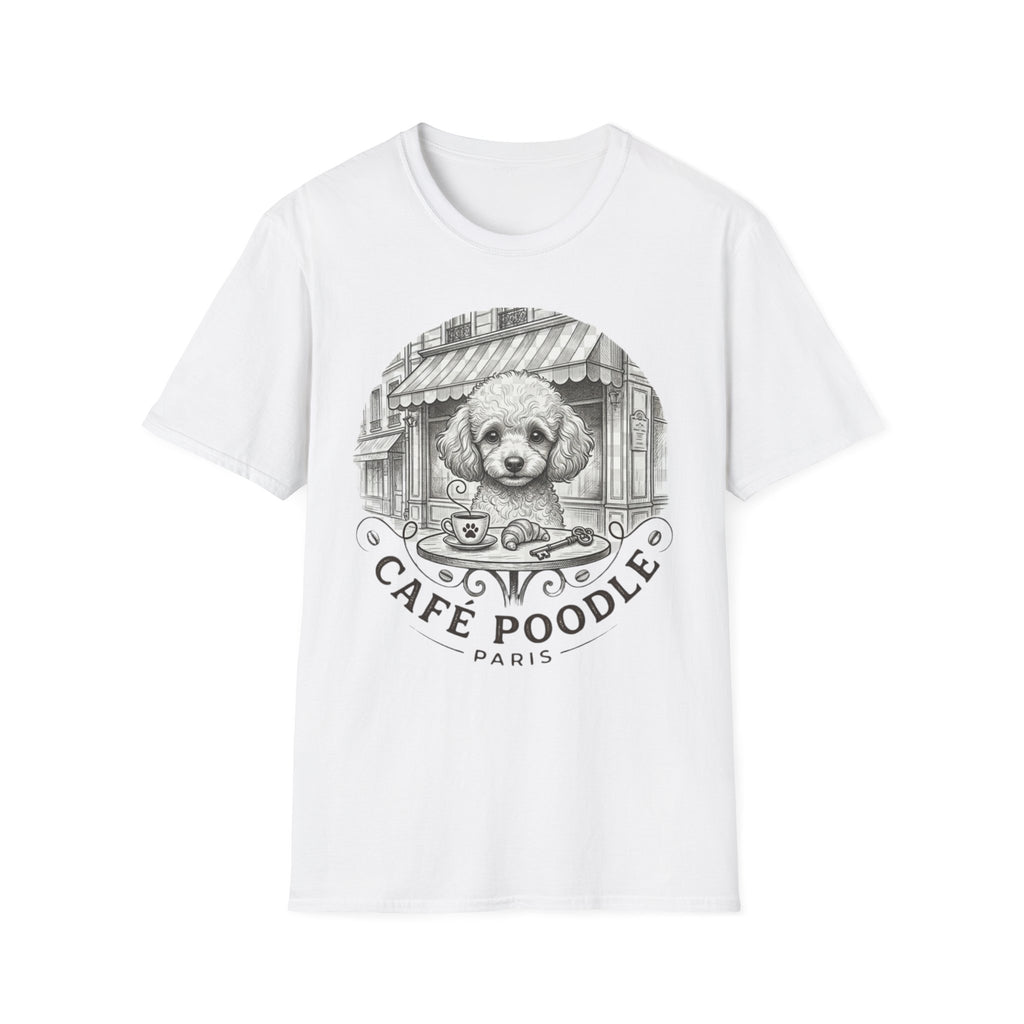 Cafe Poodle Paris Blk T-Shirt