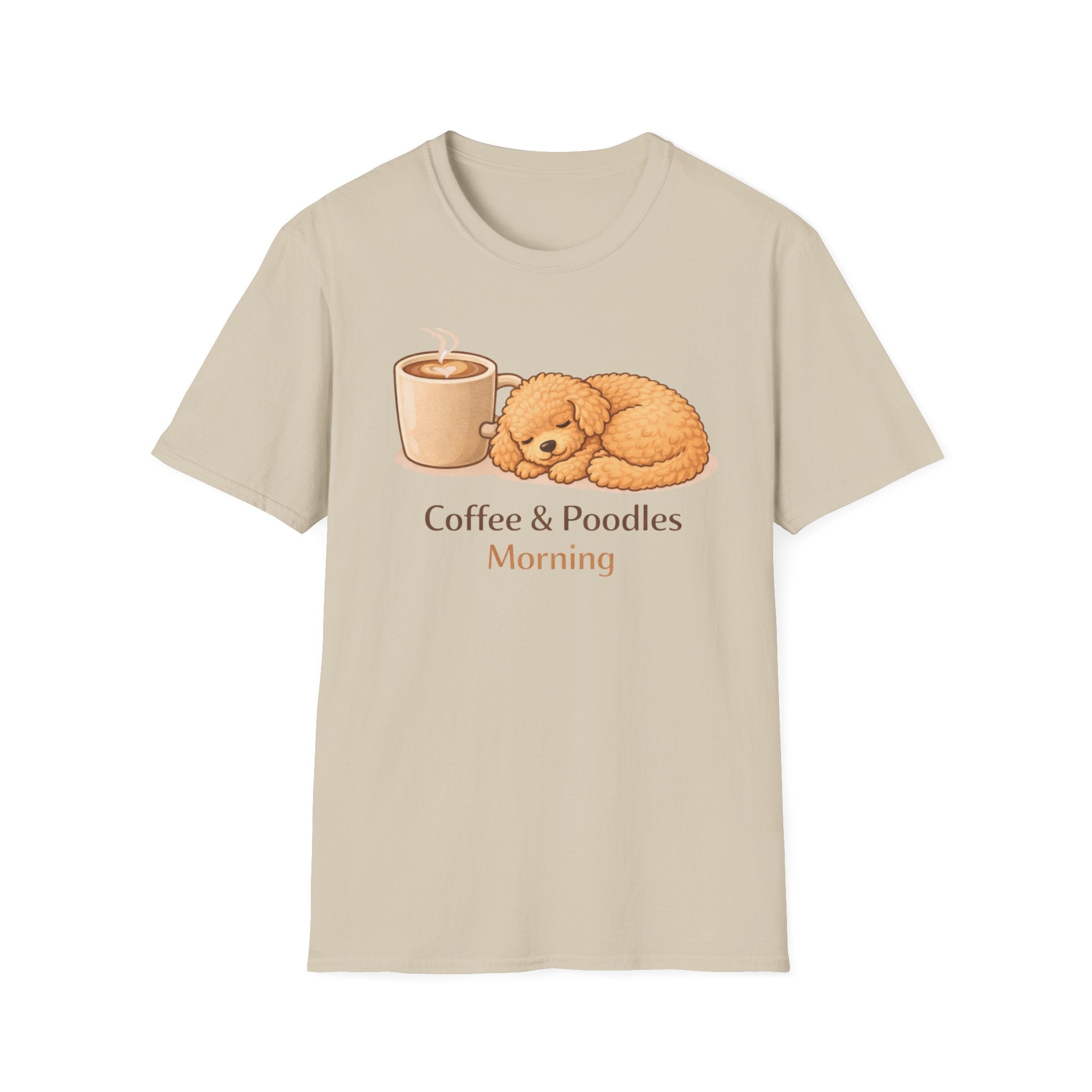 Coffee & Poodles Morning T-Shirt