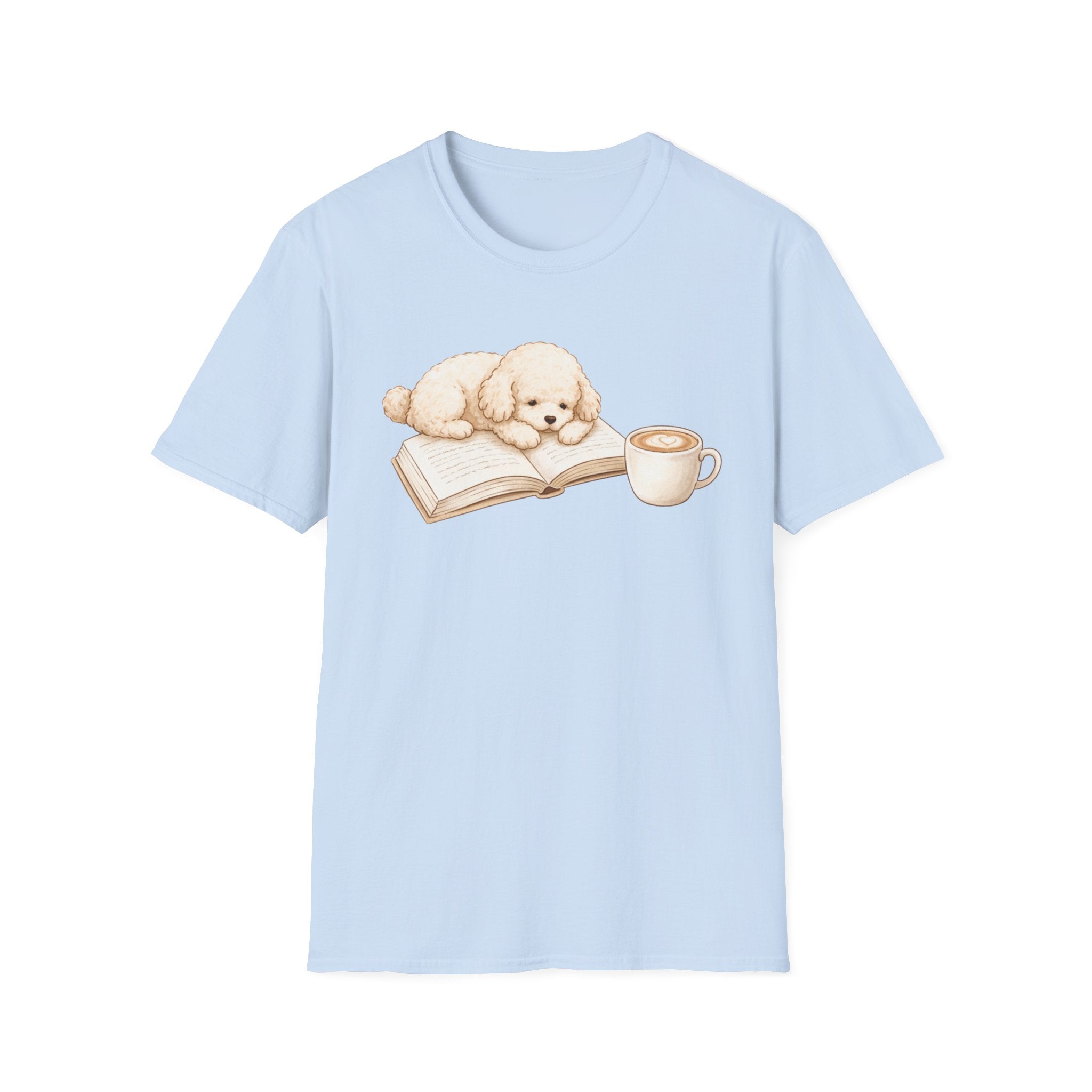 Poodle.Book.Coffee T-Shirt