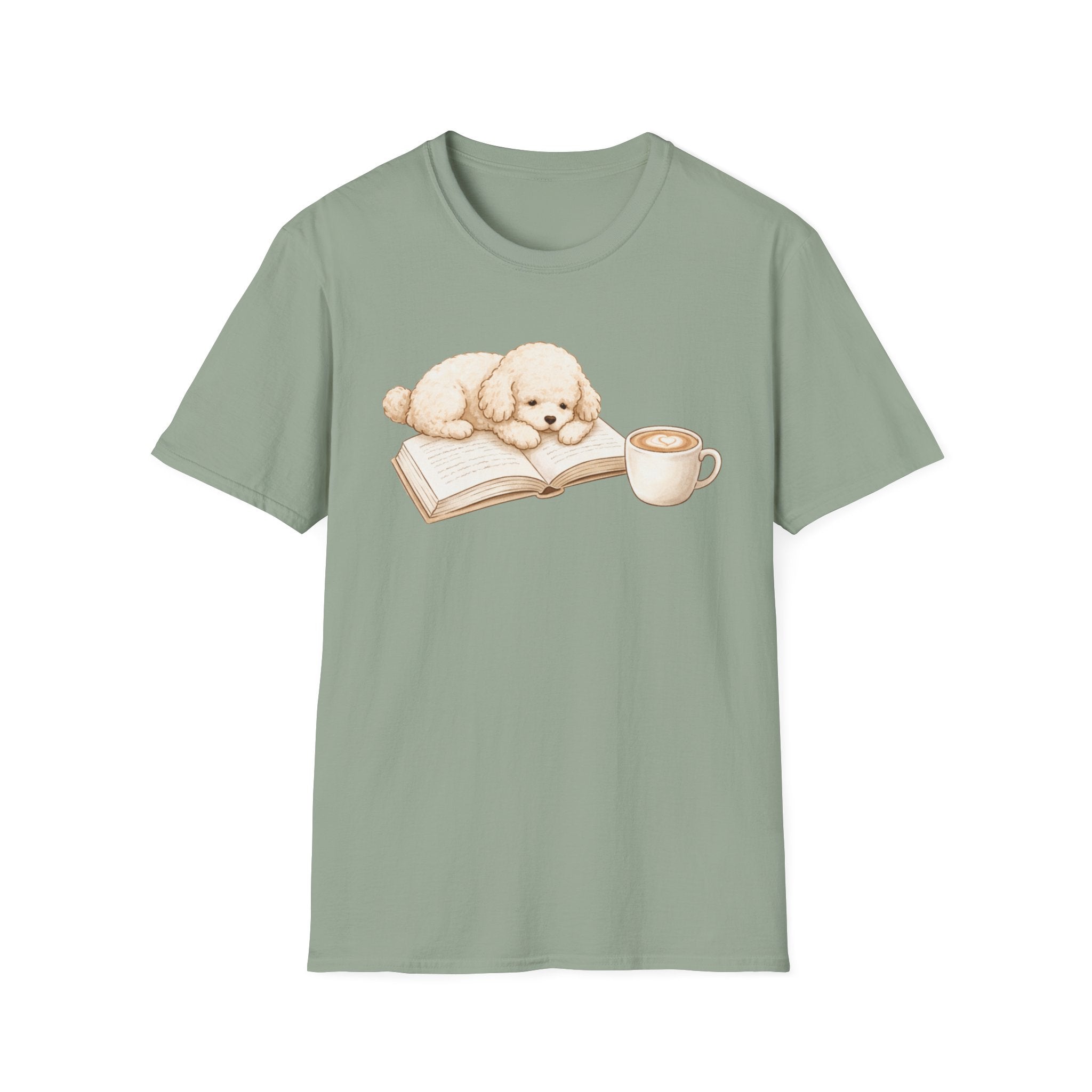 Poodle.Book.Coffee T-Shirt