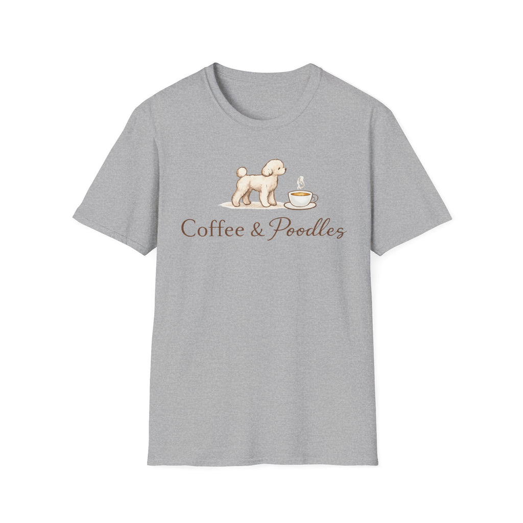 Coffee & Poodles Pup & Cup T-Shirt