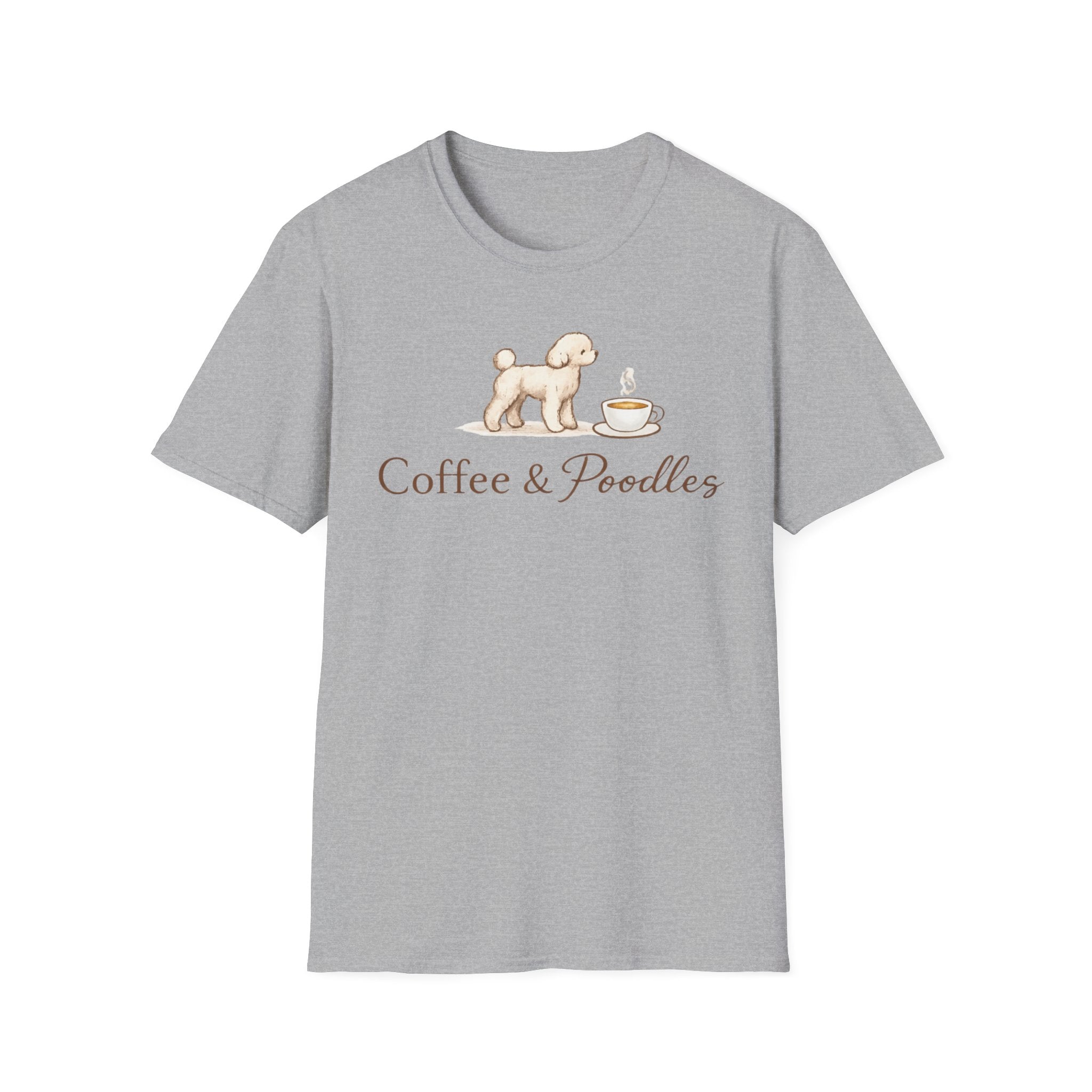Coffee & Poodles Pup & Cup T-Shirt