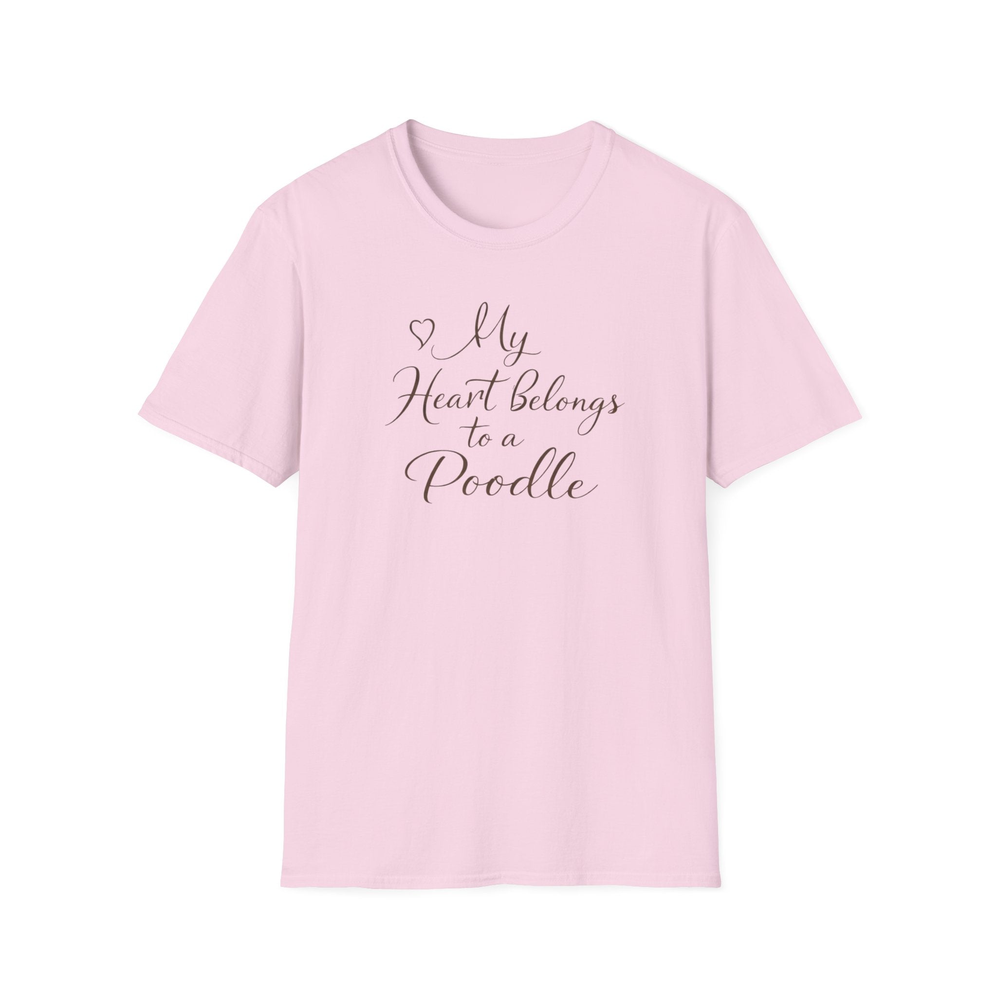 "My Heart Belongs To A Poodle" T-Shirt