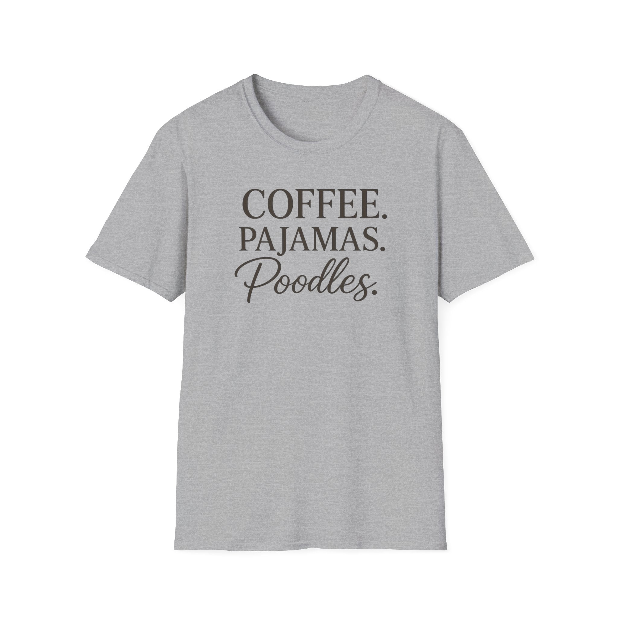 Coffee.Pajamas.Poodles. T-Shirt