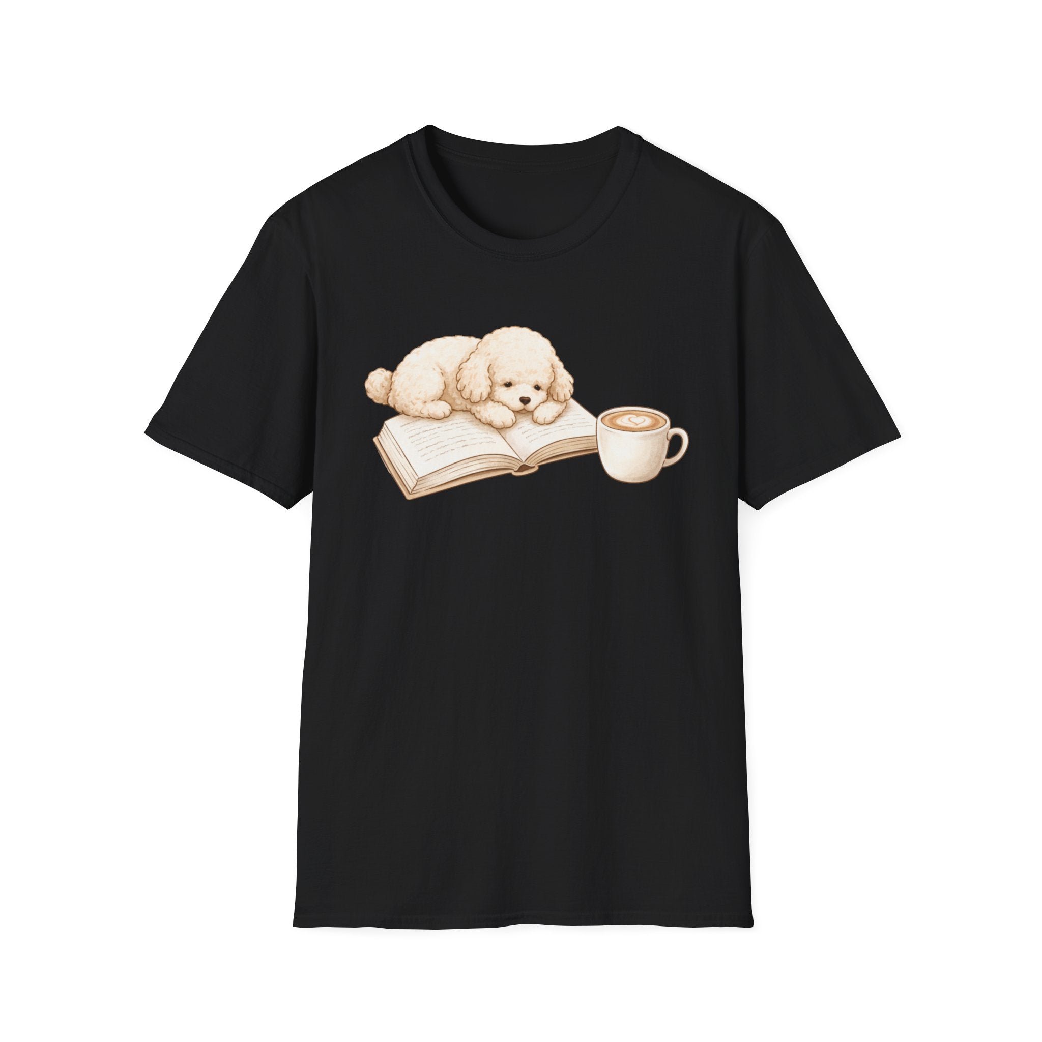 Poodle.Book.Coffee T-Shirt
