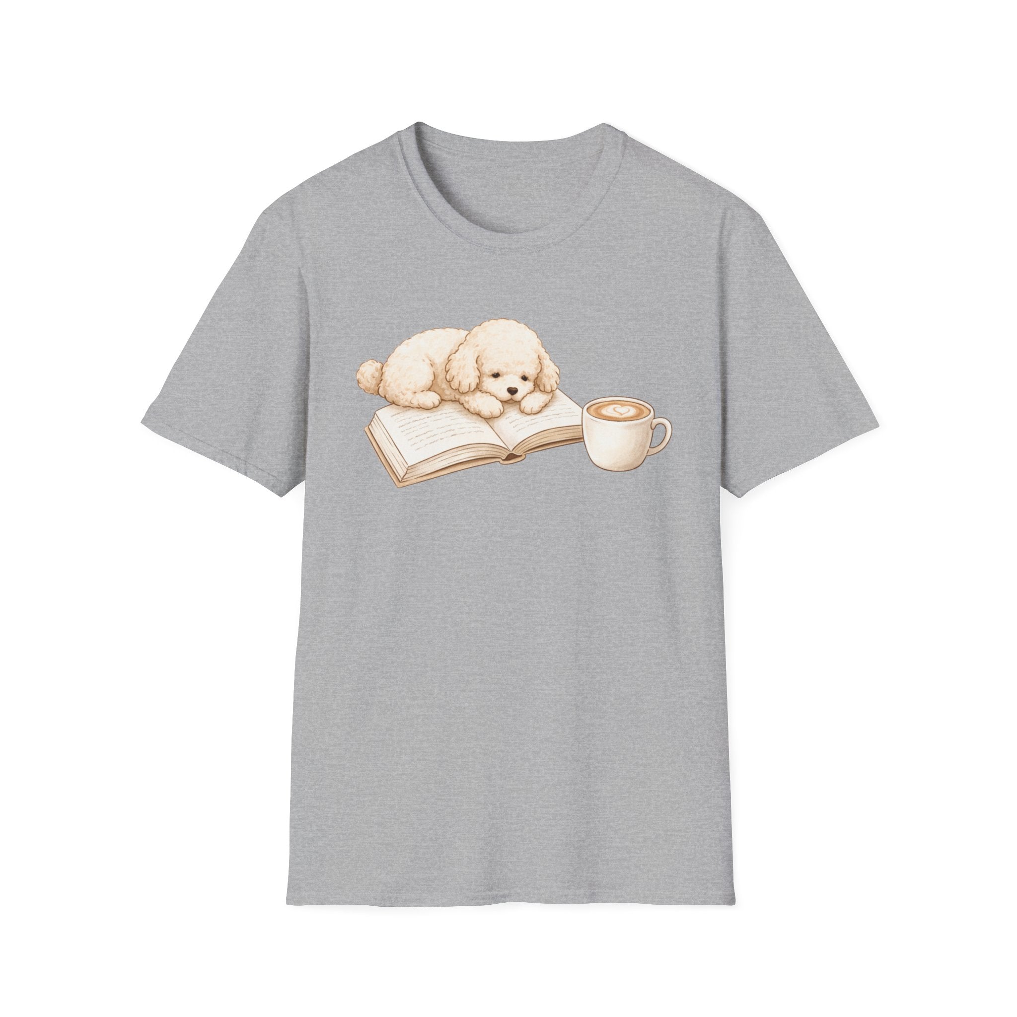 Poodle.Book.Coffee T-Shirt