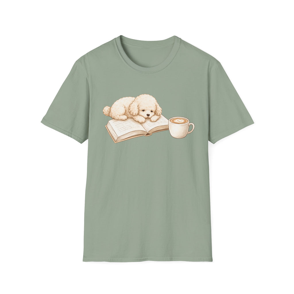 Poodle.Book.Coffee T-Shirt