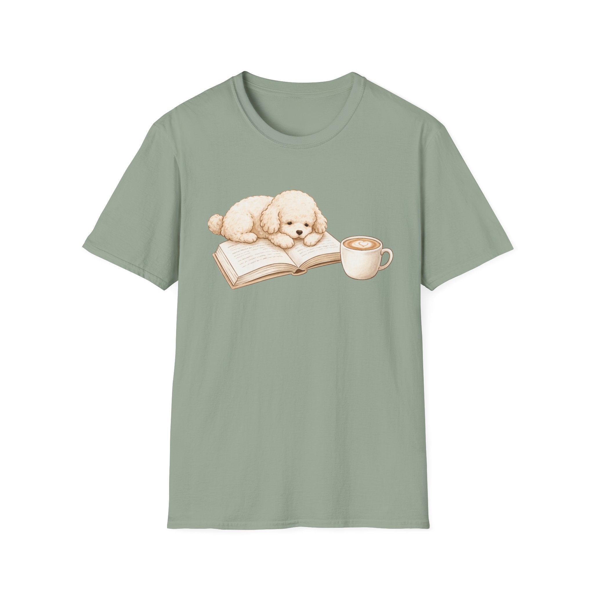 Poodle.Book.Coffee T-Shirt