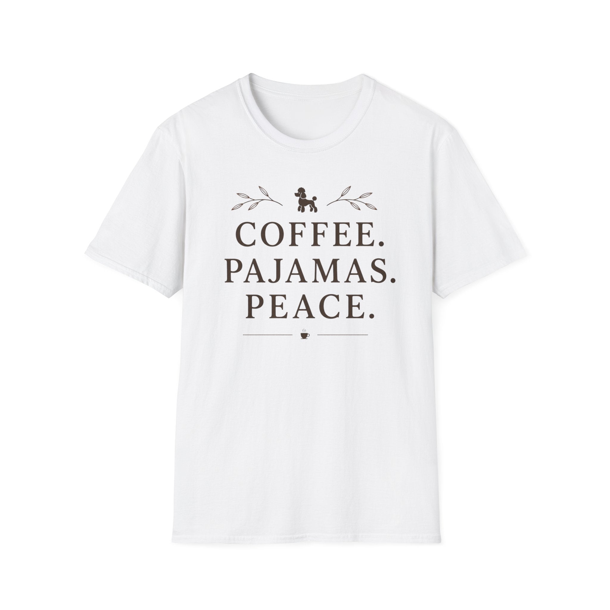 COFFEE.PAJAMAS.PEACE. T-Shirt