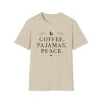 Coffee.Pajamas.Peace.Poodle T-Shirt