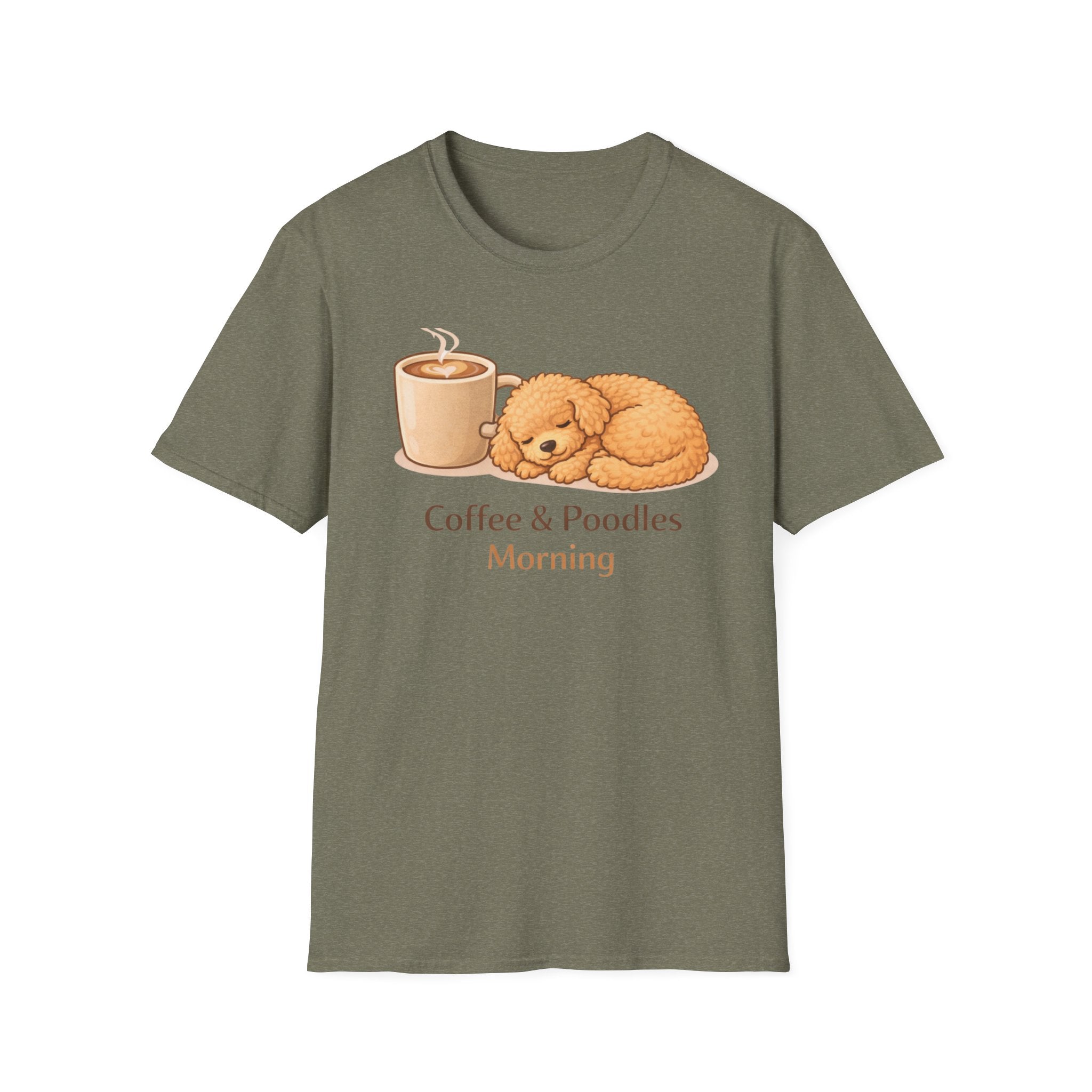 Coffee & Poodles Morning T-Shirt