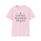 Coffee.Pajamas.Peace.Heart T-Shirt