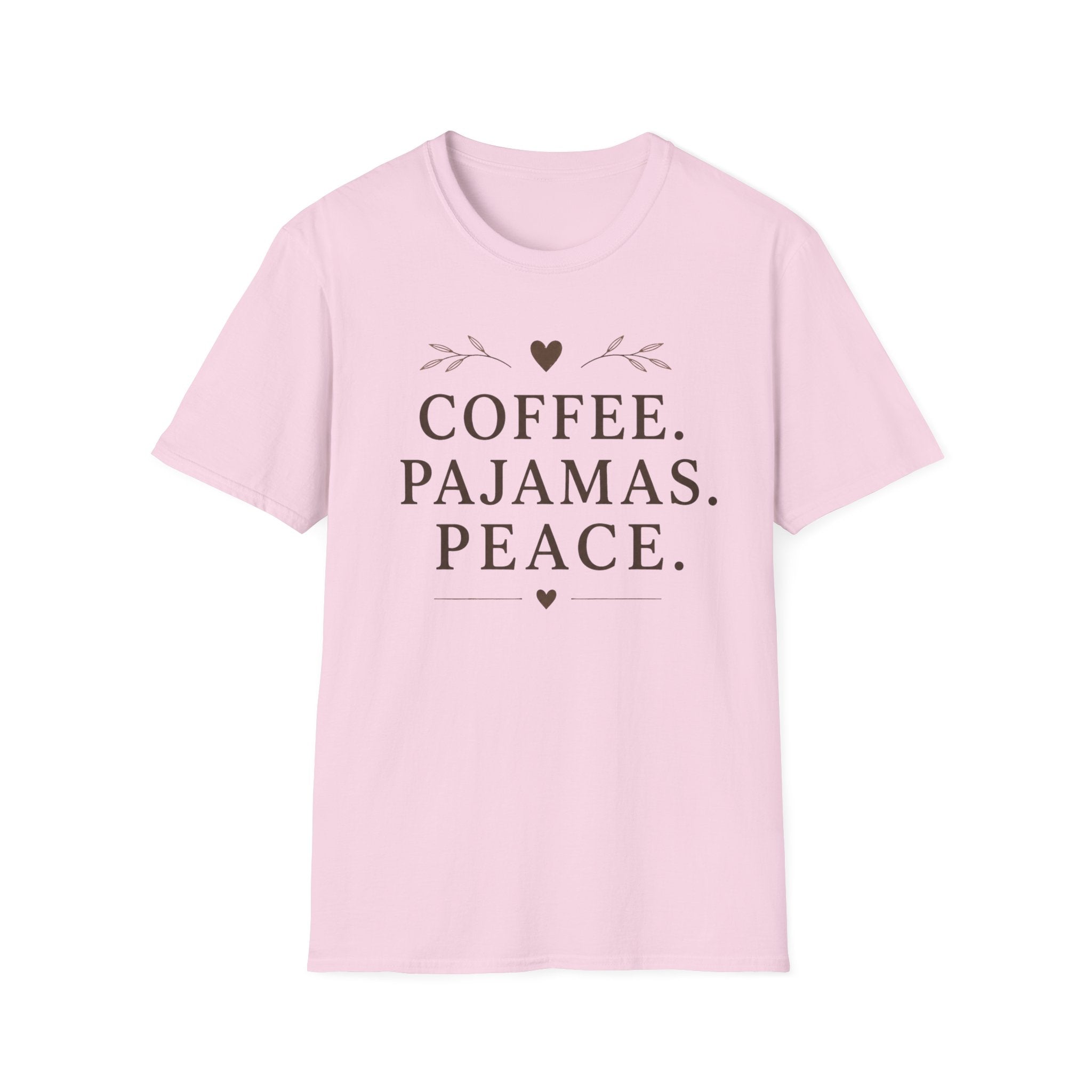 Coffee.Pajamas.Peace.Heart T-Shirt