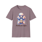 Watercolor Poodles & Coffee T-Shirt