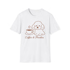 Coffee & Poodles Brown Silhoutte T-Shirt