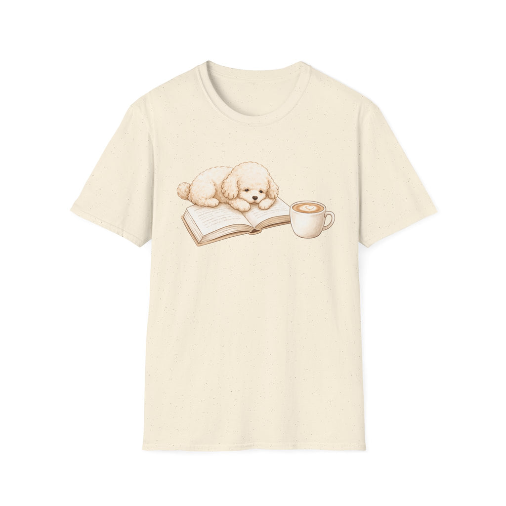Poodle.Book.Coffee T-Shirt