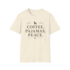 Coffee.Pajamas.Peace.Poodle T-Shirt