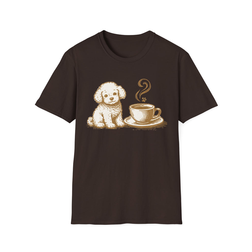 Poodle & Coffee Image T-Shirt