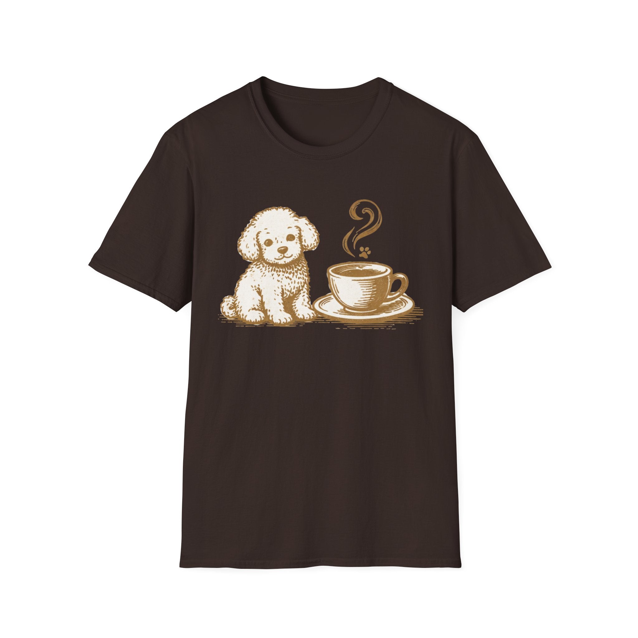 Poodle & Coffee Image T-Shirt