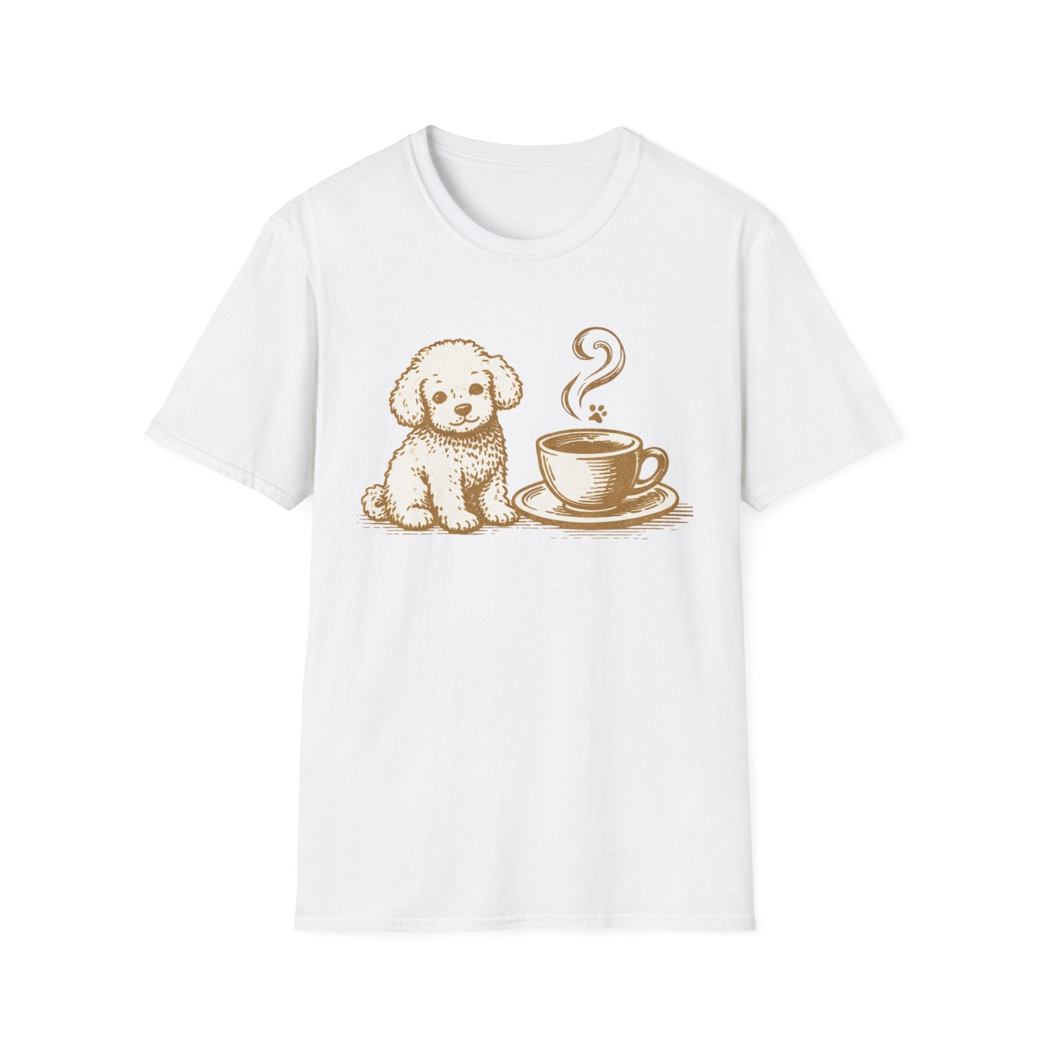 Poodle & Coffee Image T-Shirt
