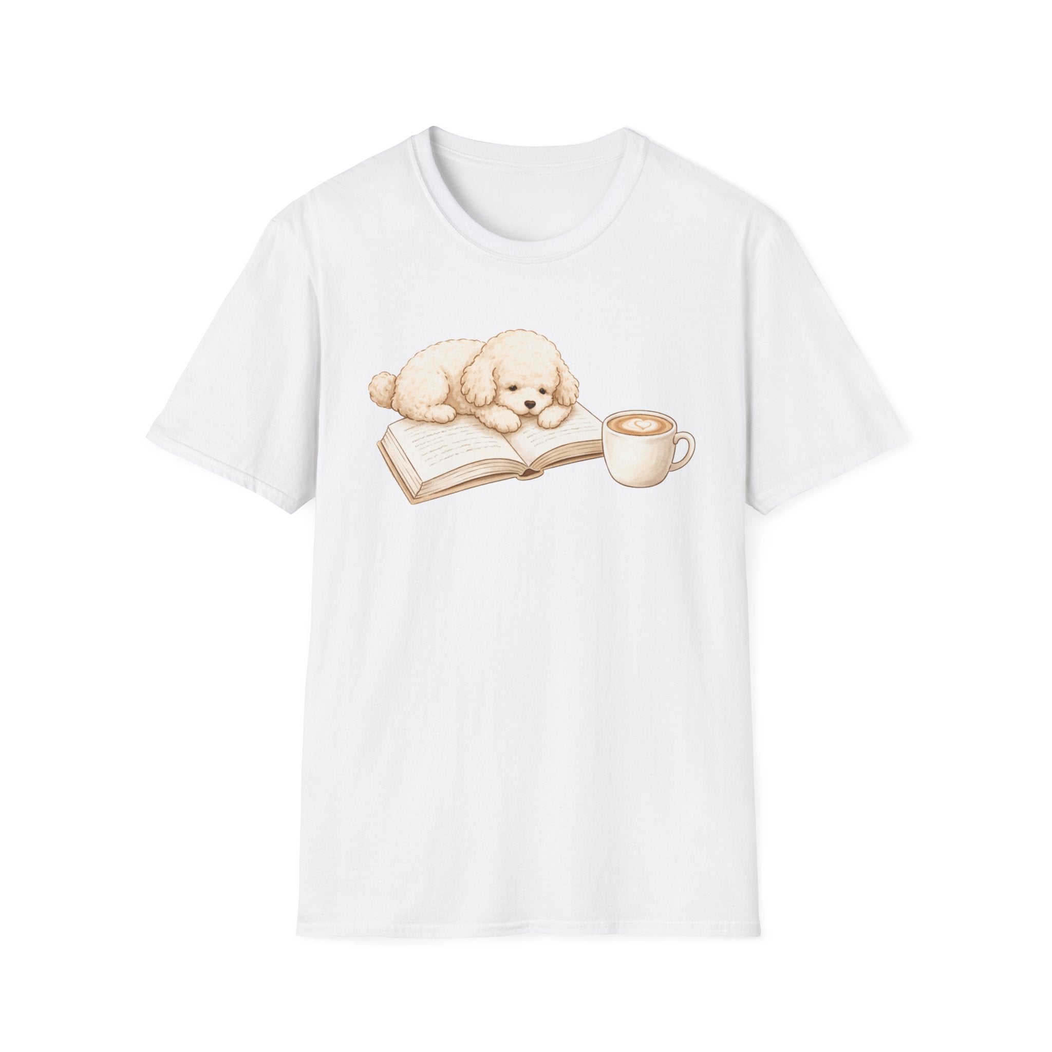 Poodle.Book.Coffee T-Shirt