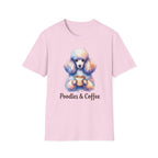 Watercolor Poodles & Coffee T-Shirt