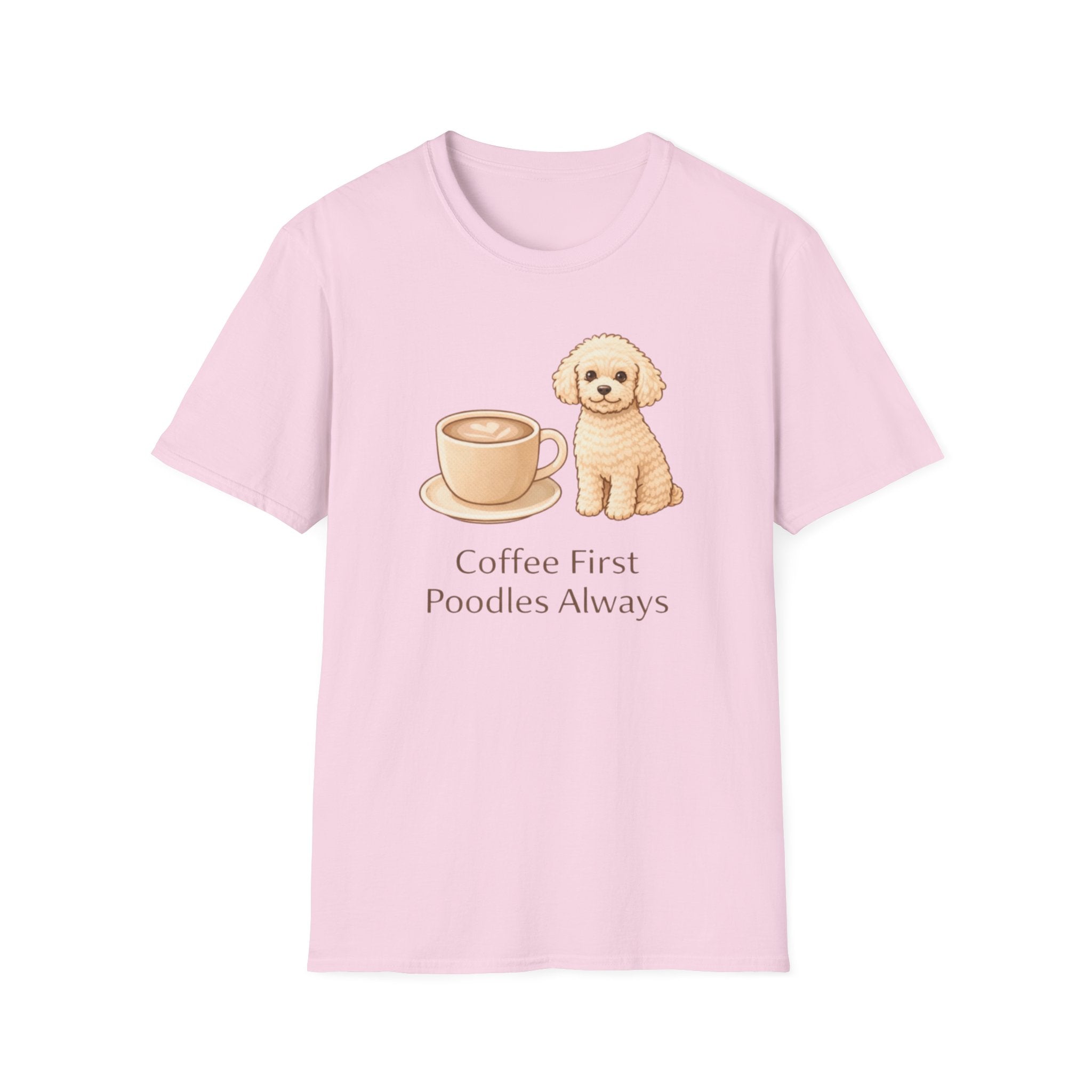 Coffee First, Poodles Always T-Shirt