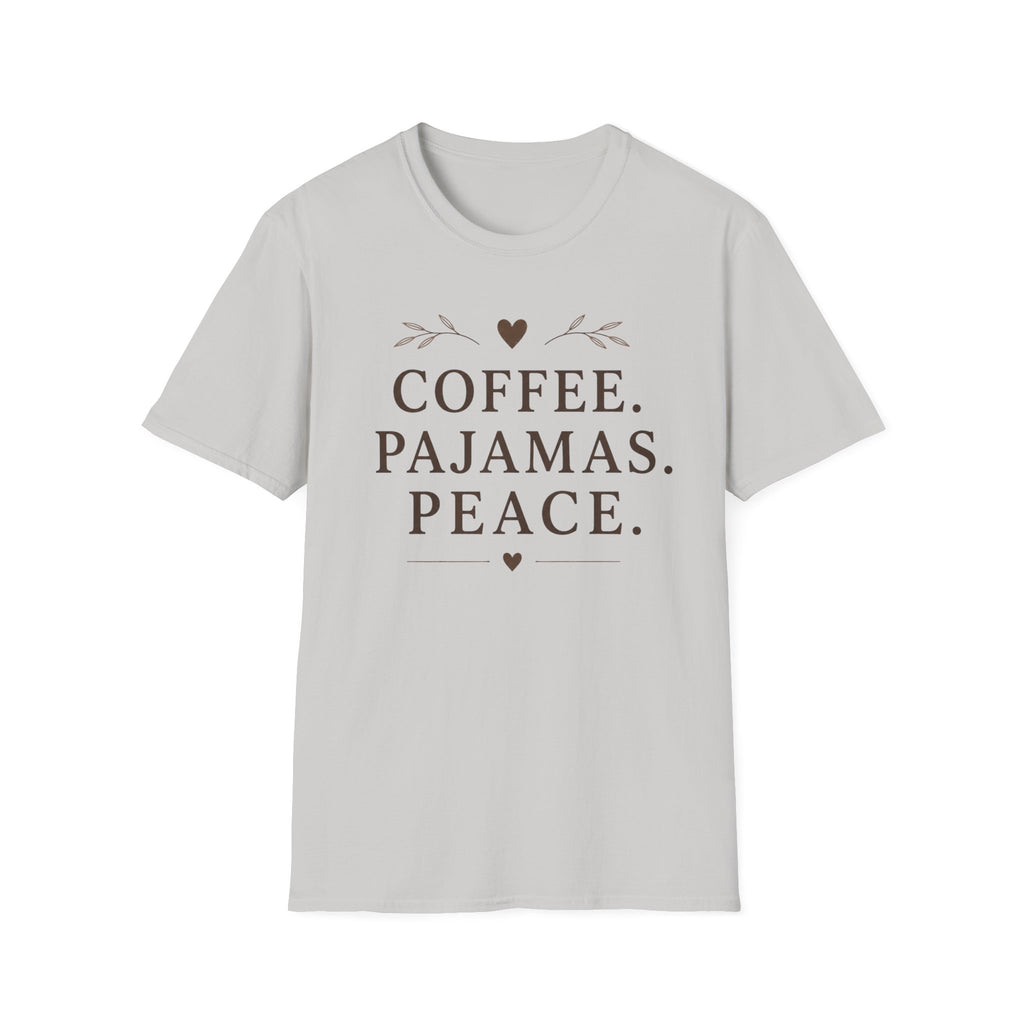 Coffee.Pajamas.Peace.Heart T-Shirt