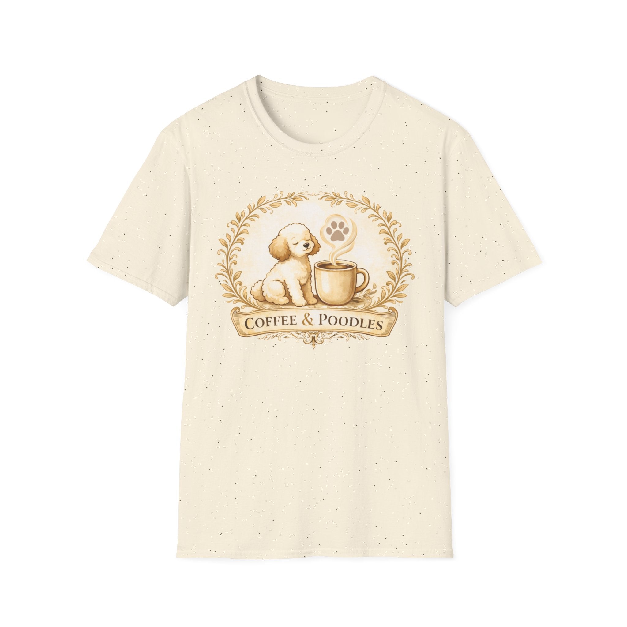 Coffee & Poodle Filigree T-Shirt