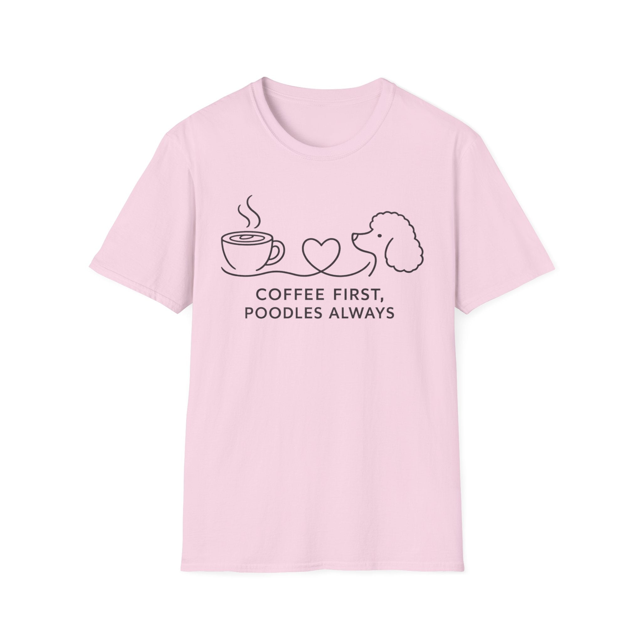 Coffee First, Poodles Always T-Shirt