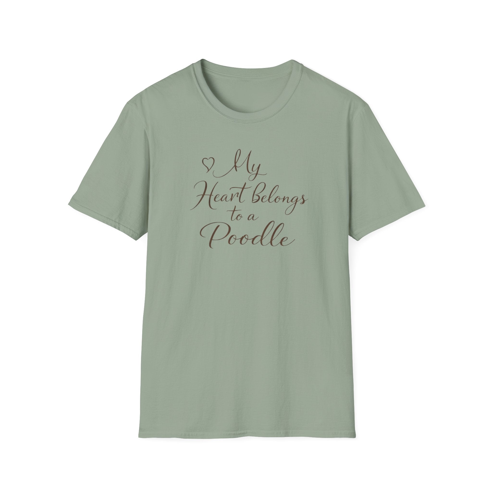 "My Heart Belongs To A Poodle" T-Shirt