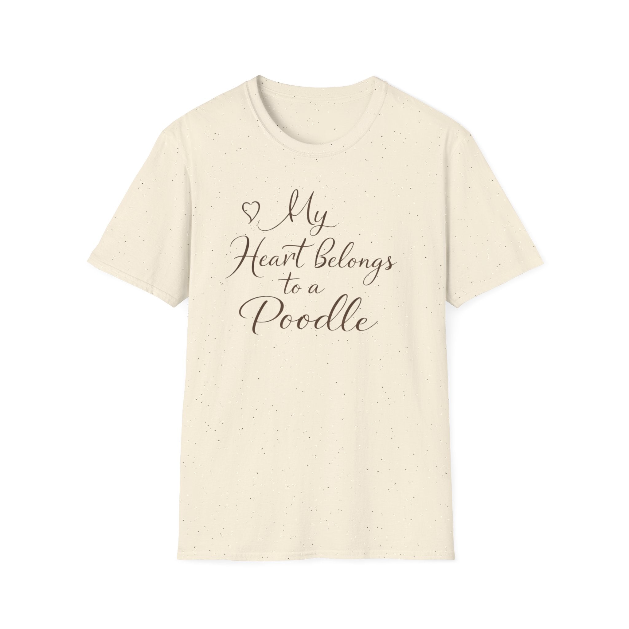 "My Heart Belongs To A Poodle" T-Shirt