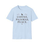 Coffee.Pajamas.Peace.Poodle T-Shirt