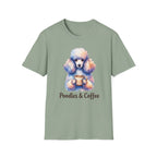 Watercolor Poodles & Coffee T-Shirt