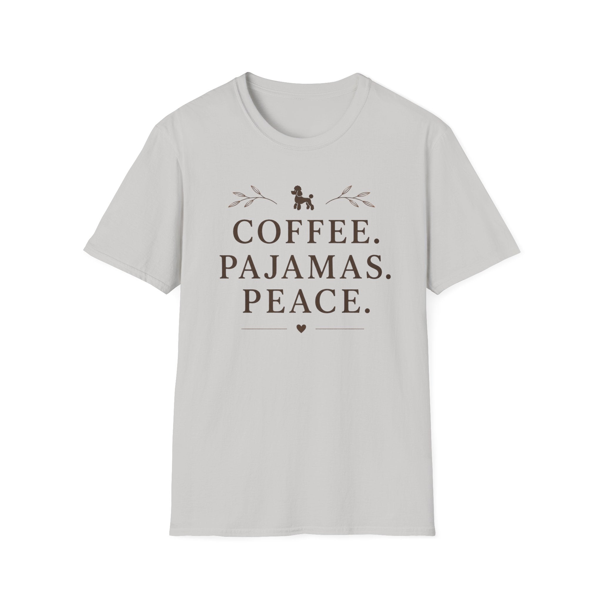 Coffee.Pajamas.Peace.Poodle T-Shirt
