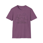 Powered By Coffee & Poodles Silhoutte T-Shirt