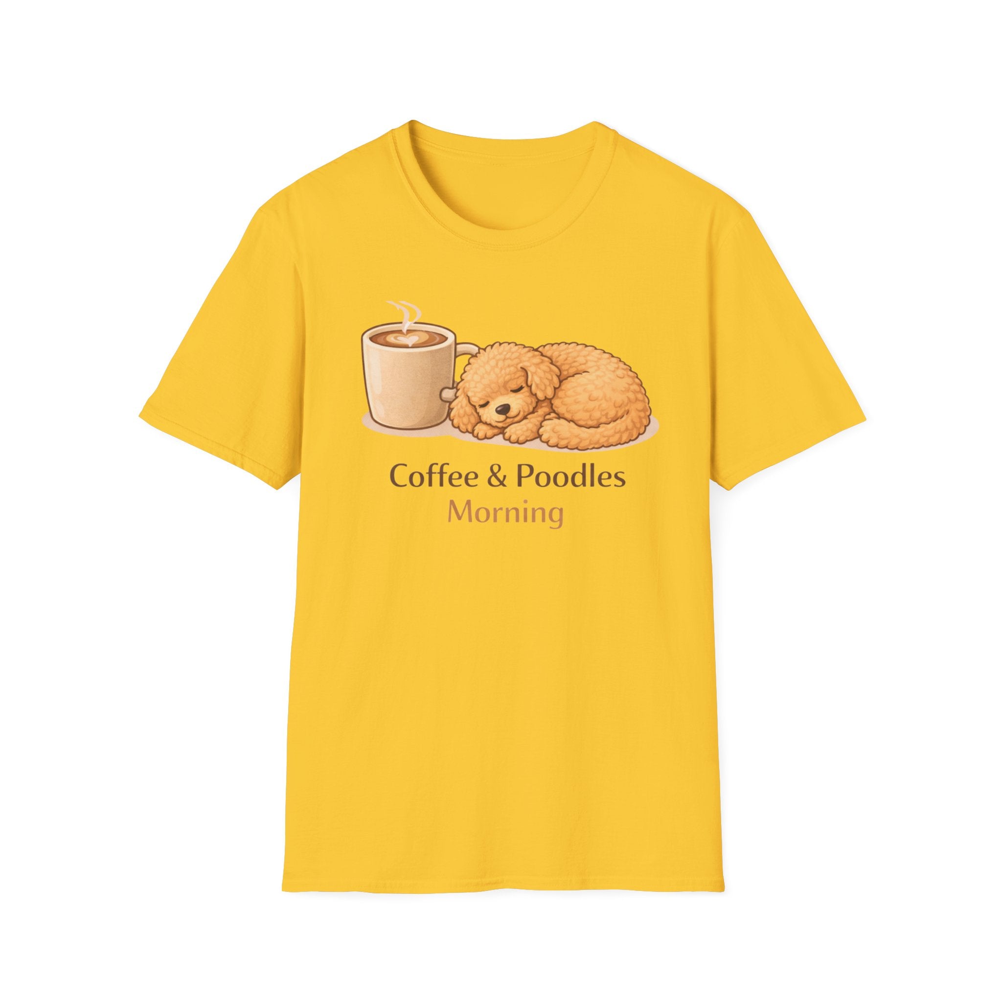 Coffee & Poodles Morning T-Shirt