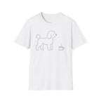 Poodle & Coffee Silhoutte T-Shirt