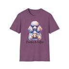 Watercolor Poodles & Coffee T-Shirt